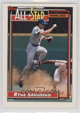 1992 Topps - [Base] #387 - All-Star - Ryne Sandberg