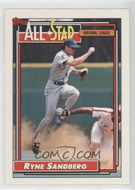 1992 Topps - [Base] #387 - All-Star - Ryne Sandberg