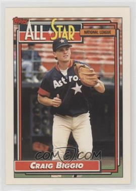 1992 Topps - [Base] #393 - All-Star - Craig Biggio