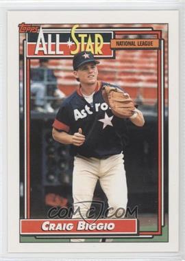 1992 Topps - [Base] #393 - All-Star - Craig Biggio