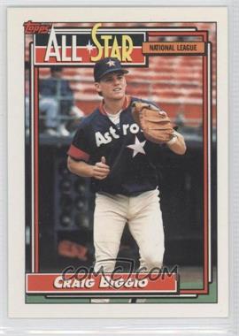 1992 Topps - [Base] #393 - All-Star - Craig Biggio