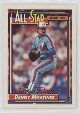 1992 Topps - [Base] #394 - All-Star - Dennis Martinez [EX to NM]