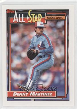 1992 Topps - [Base] #394 - All-Star - Dennis Martinez