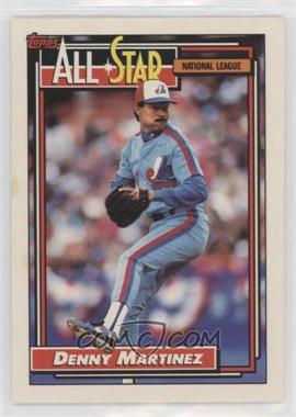 1992 Topps - [Base] #394 - All-Star - Dennis Martinez [Good to VG‑EX]