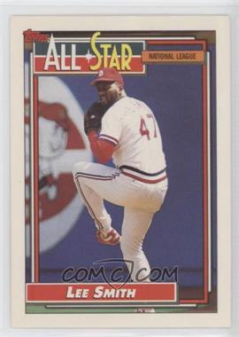 1992 Topps - [Base] #396 - All-Star - Lee Smith [Noted]