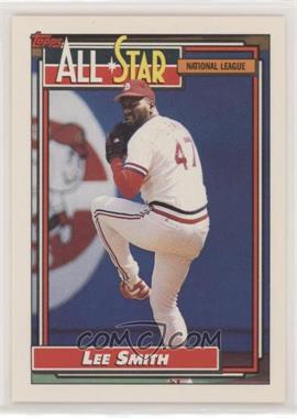 1992 Topps - [Base] #396 - All-Star - Lee Smith