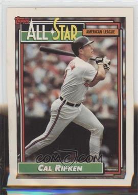1992 Topps - [Base] #400 - All-Star - Cal Ripken Jr. [EX to NM]
