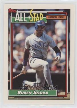 1992 Topps - [Base] #403 - All-Star - Ruben Sierra