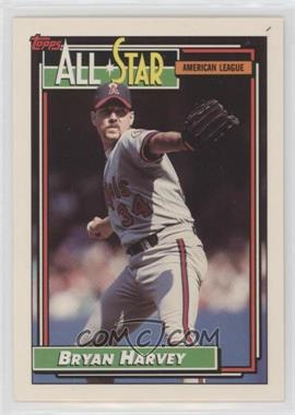 1992 Topps - [Base] #407 - All-Star - Bryan Harvey