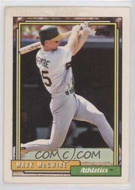 1992 Topps - [Base] #450 - Mark McGwire [Good to VG‑EX]