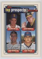 Top Prospects - Frank Bolick, Craig Paquette, Paul Russo, Tom Redington [EX&nbs…