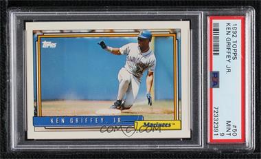 1992 Topps - [Base] #50 - Ken Griffey, Jr. [PSA 9 MINT]