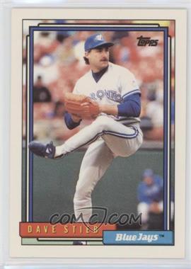 1992 Topps - [Base] #535 - Dave Stieb [Noted]