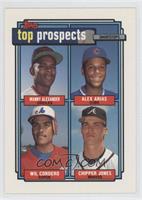 Top Prospects - Manny Alexander, Alex Arias, Wil Cordero, Chipper Jones