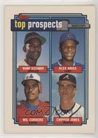 Top Prospects - Manny Alexander, Alex Arias, Wil Cordero, Chipper Jones