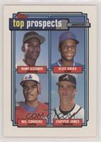 Top Prospects - Manny Alexander, Alex Arias, Wil Cordero, Chipper Jones