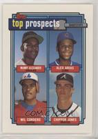 Top Prospects - Manny Alexander, Alex Arias, Wil Cordero, Chipper Jones