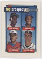 Top Prospects - Manny Alexander, Alex Arias, Wil Cordero, Chipper Jones