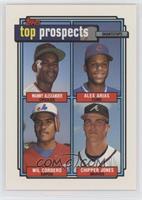 Top Prospects - Manny Alexander, Alex Arias, Wil Cordero, Chipper Jones