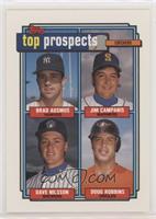 Top Prospects - Brad Ausmus, Jim Campanis, Dave Nilsson, Doug Robbins