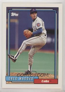 1992 Topps - [Base] #580 - Greg Maddux