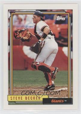 1992 Topps - [Base] #593 - Steve Decker