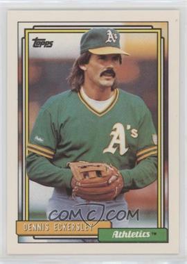 1992 Topps - [Base] #738 - Dennis Eckersley