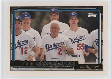 1992 Topps - Pre-Production #261.1 - Tom Lasorda (Gold)