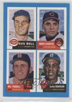 Gus Bell, Mel Parnell, Mike Garcia, Jackie Robinson [Noted]