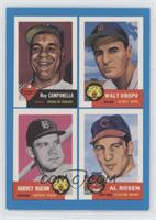 Roy Campanella, Walt Dropo, Harvey Kuenn, Al Rosen [EX to NM]