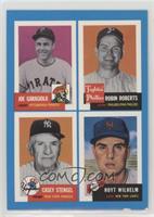 Hoyt Wilhelm, Joe Garagiola, Robin Roberts, Casey Stengel