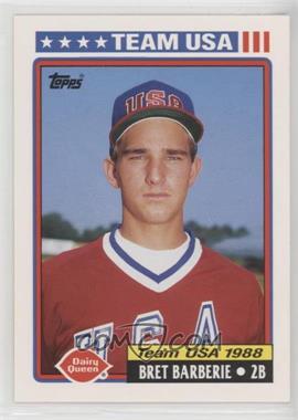 1992 Topps Dairy Queen Team USA - Restaurant [Base] #16 - Bret Barberie