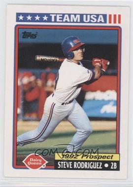 1992 Topps Dairy Queen Team USA - Restaurant [Base] #26 - Steve Rodriguez