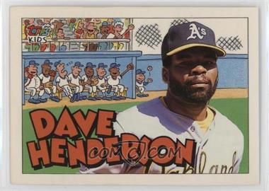 1992 Topps Kids - [Base] #116 - Dave Henderson