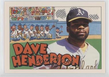 1992 Topps Kids - [Base] #116 - Dave Henderson