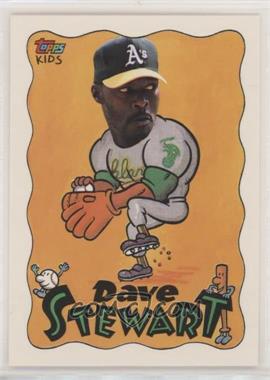 1992 Topps Kids - [Base] #117 - Dave Stewart