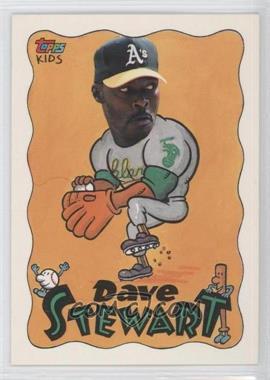 1992 Topps Kids - [Base] #117 - Dave Stewart