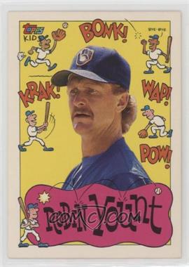 1992 Topps Kids - [Base] #80 - Robin Yount