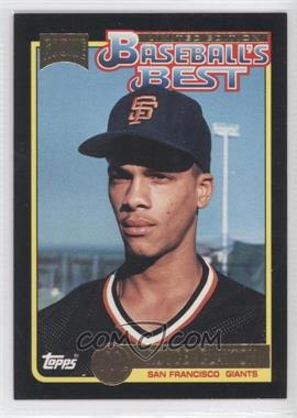 1992 Topps McDonald's Limited Edition Baseball's Best - [Base] #38 - Royce Clayton