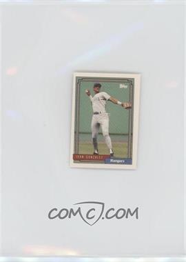 1992 Topps Micro - Box Set [Base] #27 - Juan Gonzalez