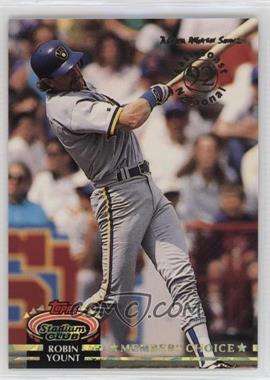 1992 Topps Stadium Club - [Base] - East Coast National #607 - Members Choice - Robin Yount