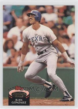 1992 Topps Stadium Club - [Base] #240 - Juan Gonzalez