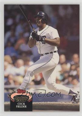 1992 Topps Stadium Club - [Base] #250 - Cecil Fielder