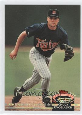 1992 Topps Stadium Club - [Base] #601 - Members Choice - Chuck Knoblauch