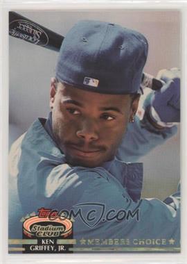 1992 Topps Stadium Club - [Base] #603 - Members Choice - Ken Griffey Jr.