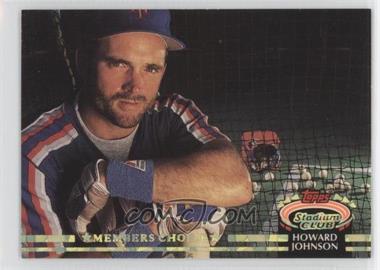 1992 Topps Stadium Club - [Base] #610 - Members Choice - Howard Johnson