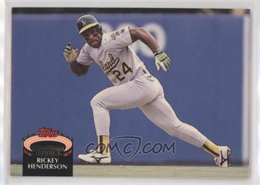 1992 Topps Stadium Club - [Base] #750 - Rickey Henderson