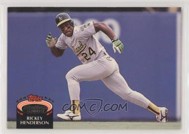 1992 Topps Stadium Club - [Base] #750 - Rickey Henderson