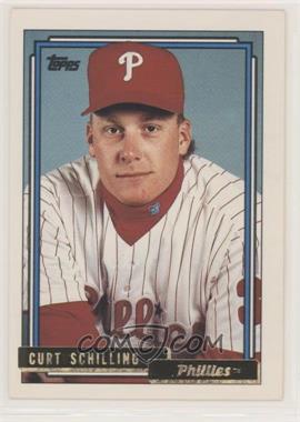 1992 Topps Traded - [Base] - Gold #100T - Curt Schilling