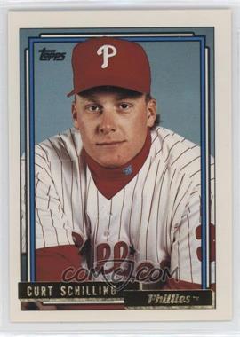 1992 Topps Traded - [Base] - Gold #100T - Curt Schilling